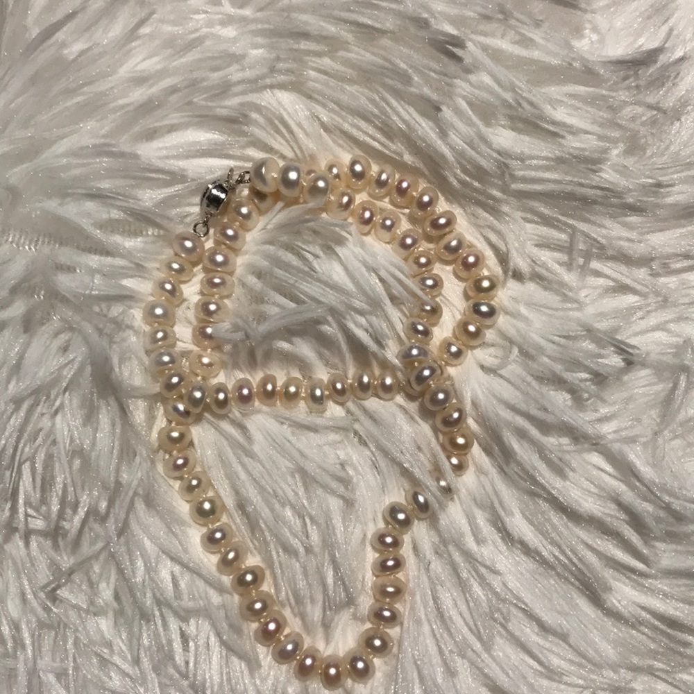 REAL pearl necklace and pearl starfish earrings!